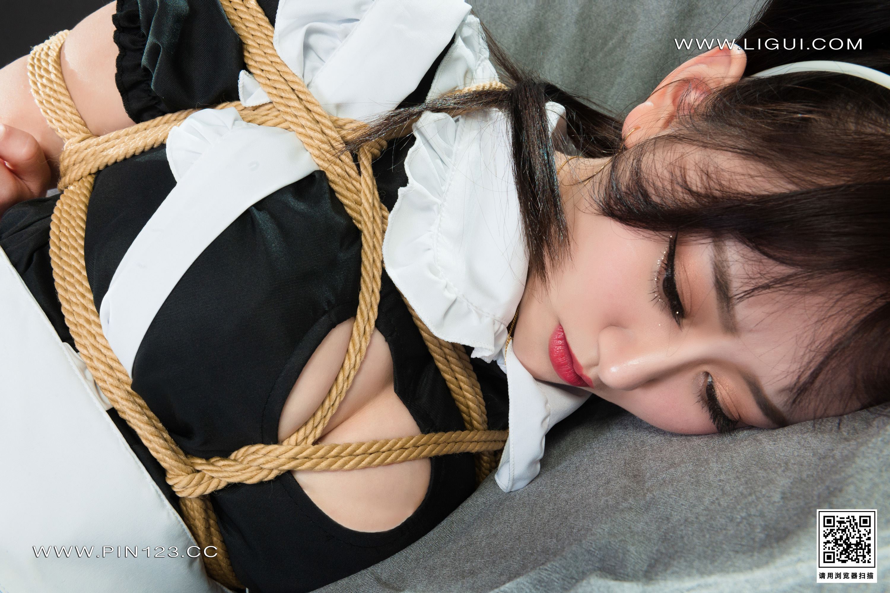 Ligui丽柜 2022.12.02 缚娇垂泪 小熊